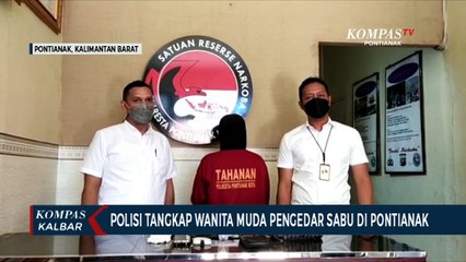 Polisi Tangkap Wanita Muda Pengedar Sabu di Pontianak