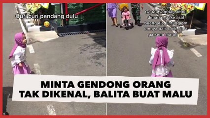 Minta Gendong Orang Tak Dikenal, Balita Buat Malu Sang Ibu, Warganet: Kepo Tingkat Tinggi