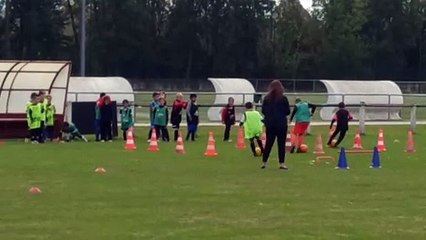 Entraînement école de foot
