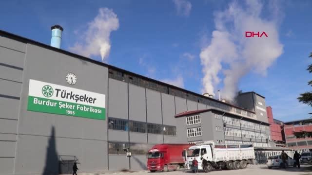 BURDUR ŞEKER FABRİKASINDA 66 BİN TON ŞEKER ÜRETİLDİ