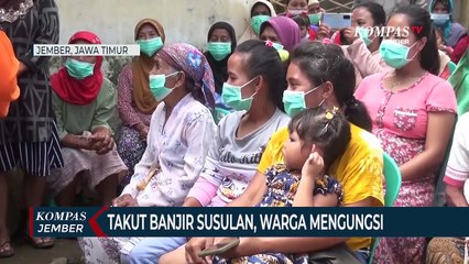 Takut Banjir Susulan, Warga Klungkung Mengungsi