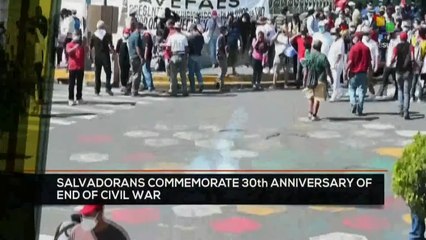 FTS 8:30 04-09: Salvadorans commemorate 30th anniversary of end of civil war