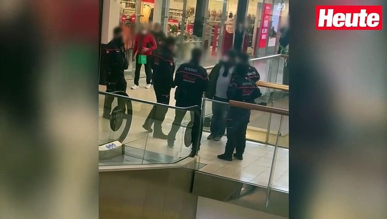 Ungeimpfter legt sich mit Securitys im Donauzentrum an