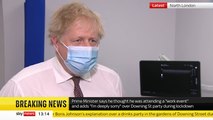 Boris Johnson refuses to rule out resignation over partygate