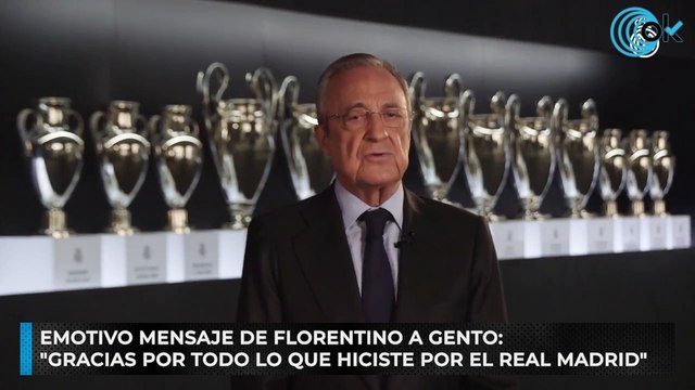 Emotivo mensaje de Florentino a Gento: Gracias por todo lo que hiciste por el Real Madrid