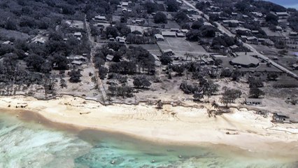 Imagens de Tonga mostram devastação