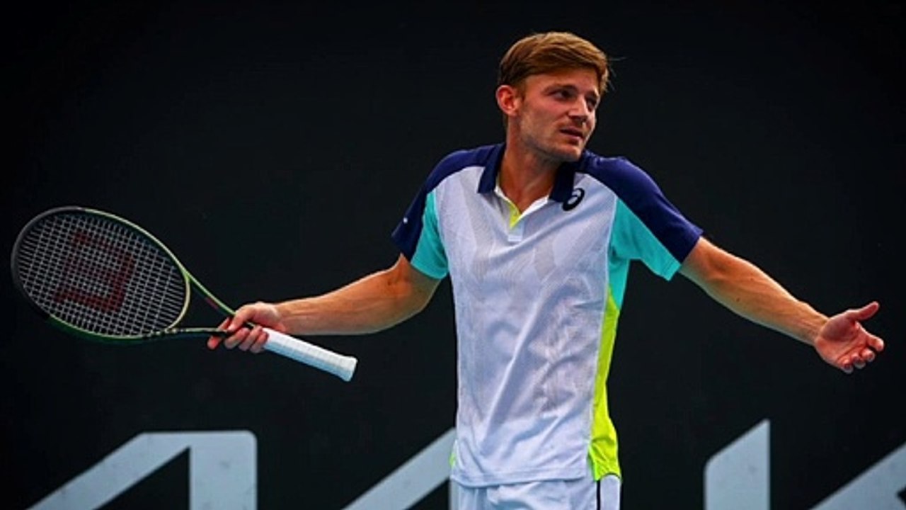 Open d'Australie 2022 - David Goffin n'y arrive plus :  "Le plus positif de l'histoire c'est que le genou, ça allait quand même"