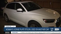 Northern California community warns about thieves stealing license plates