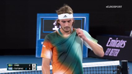 Tsitsipas - Ymer : les temps forts de la rencontre
