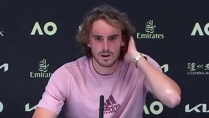 Open d'Australie 2022 - Stefanos Tsitsipas : "There may be tennis players who have something that I don't have, but that's why I'm here, to improve little by little"