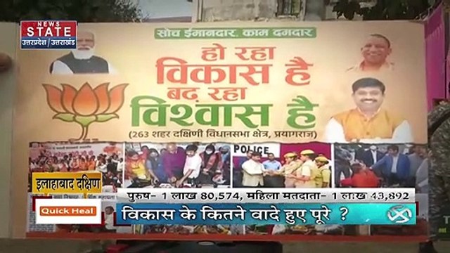 403 फोर नॉट थ्री : प्रयागराज दक्षिण में लोगों ने कहा दिया इस बार होगा बड़ा खेल | UP Election 2022 |