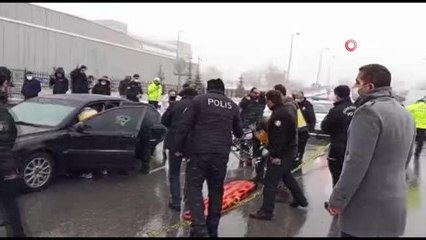 Adliye önünde kanlı pusu: 1 ağır yaralı