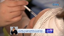 18 lugar na may pagsipa rin ng kaso, wala pang 40% ang vaccination rate | Saksi