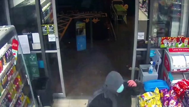 CCTV footage from Sunderland Co-op robbery