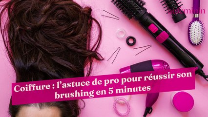 下载视频: Coiffure : l’astuce de pro pour réussir son brushing en 5 minutes