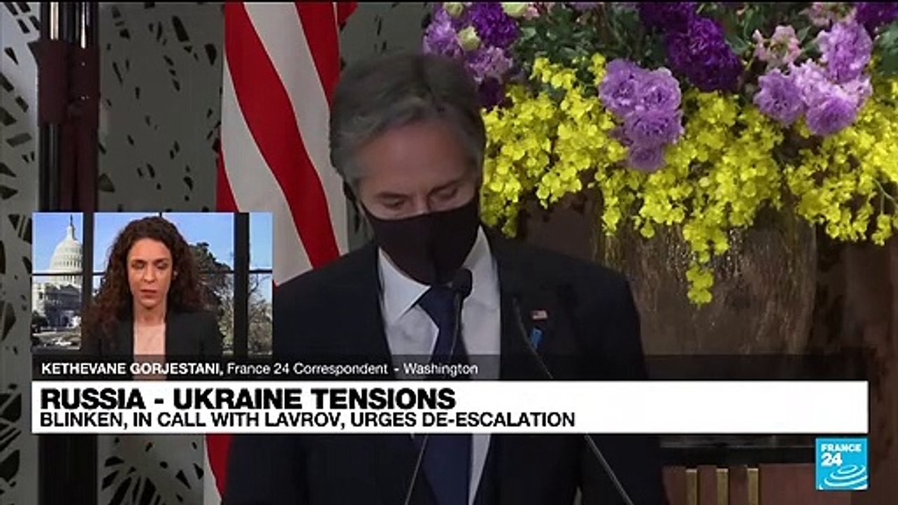 Blinken seeks 'diplomatic path' on Ukraine with Russian FM