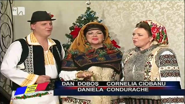 Dan Dobos, Cornelia Ciobanu si Daniela Condurache - Colo, colo, dupa gard (Calator prin folclor - Tvh - 28.12.2014)
