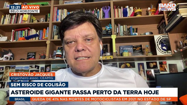 Sobre este assunto, converso com Cristóvão Jacques Lage de Faria, engenheiro associado ao Centro de Estudos Astronômicos de Minas Gerais.Saiba mais em youtube.com.br/bandjornalismo