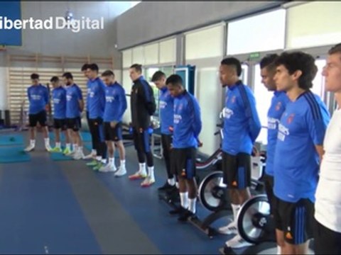 El Real Madrid guarda un minuto de silencio por Gento antes de entrenar