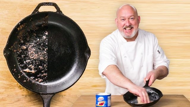 The Best Way To Clean and Season a Cast Iron Skillet
