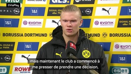 Dortmund - Haaland : "Je dois prendre une décision sur mon avenir bientôt"
