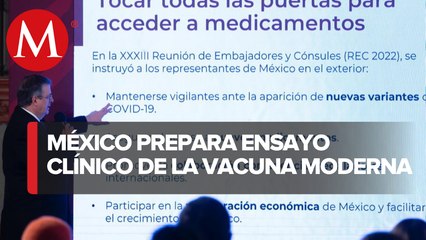 México inicia ensayos para usar vacuna Moderna como refuerzo