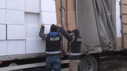 14 milyon 690 bin boş makaron yakalandı