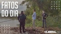 Balsa que teria colidido com ponte de Outeiro é periciada por agentes da Polícia Científica do Pará