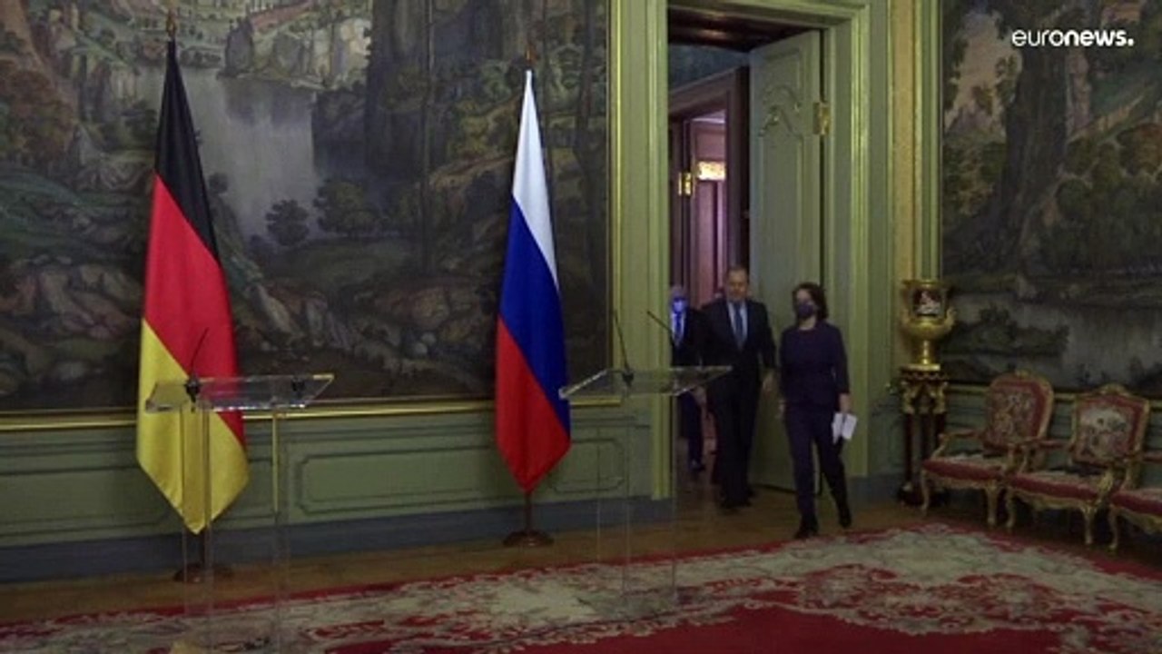 Kein einfacher Antrittsbesuch in Moskau: Baerbock und Lawrow reden Klartext