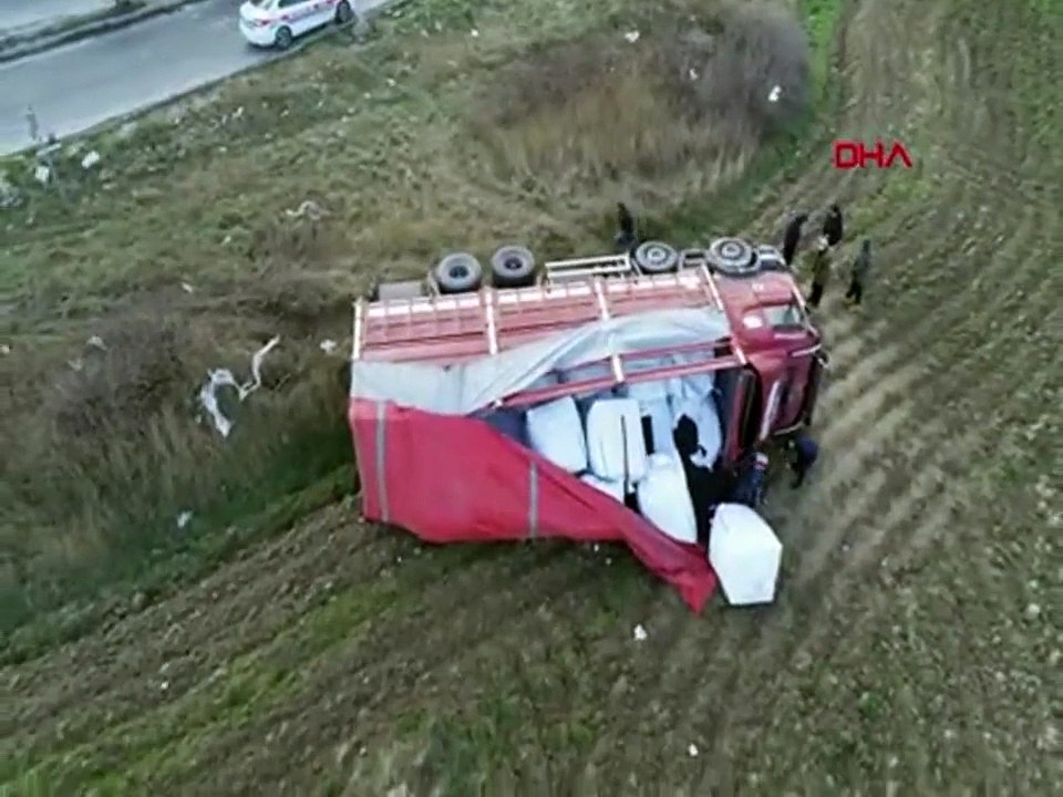 Direksiyon başında kalp krizi geçirdi; kaza anı kameraya yansıdı