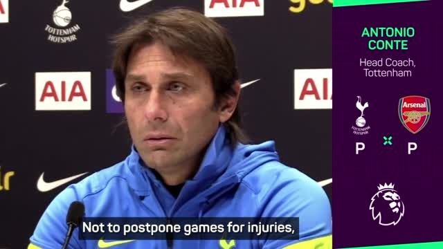 North London derby postponement 'very strange' - Conte