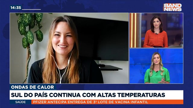 A onda de calor que atinge o Sul do país desde a última quinta-feira ainda está atuando sobre a região. Saiba mais em youtube.com.br/bandjornalismo
