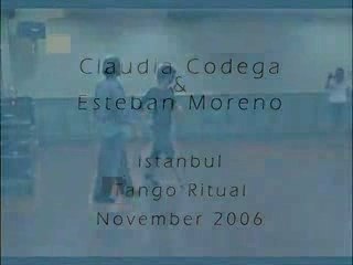 Claudia Codega y Esteban Moreno