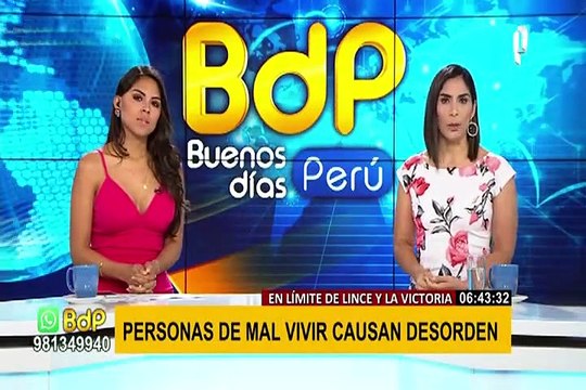 Vecinos atemorizados por personas de mal vivir en principales avenidas de Lince y La Victoria