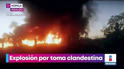 Explosión a tres años de la tragedia en Tlahuelilpan