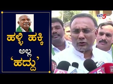 ಹಳ್ಳಿ ಹಕ್ಕಿ ಅಲ್ಲ ‘ಹದ್ದು’ | KPCC Dinesh Gundu Rao Slams H Vishwanath |TV5 Kannada