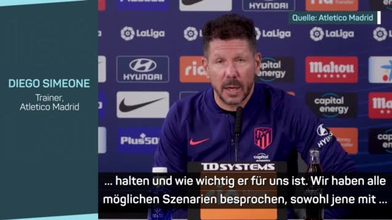Simeone: “suarez weiß, was ich von ihm halte”