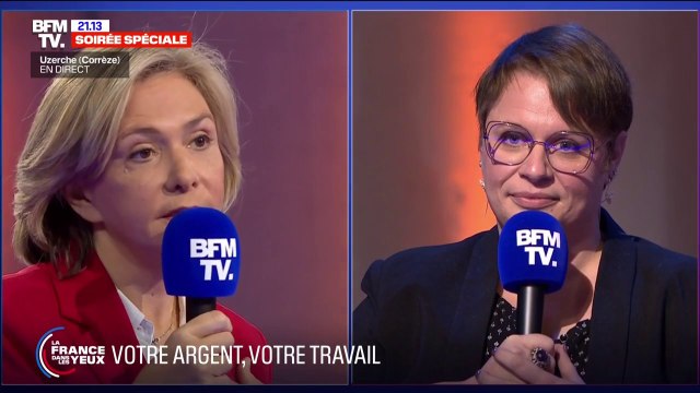 Valérie Pécresse sur l'inflation: Ma solution ce n'est pas de faire des chèques tous les mois avec l'argent de vos impôts. [...] Je veux une politique résolue d'augmentation des salaires nets.