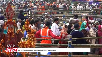 MILES DE PEREGRINOS CELEBRAN FESTIVAL HINDÚ
