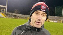 Derry manager Rory Gallagher gives his reaction to McKenna Cup defeat Donegal