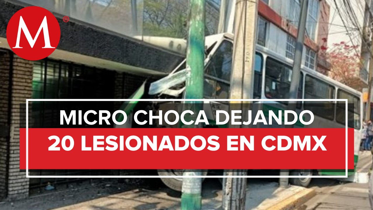 Accidente deja a 20 personas lesionadas en Calzada de los Misterios