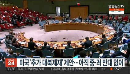 미국 '추가 대북제재' 제안…아직 중·러 반대 없어