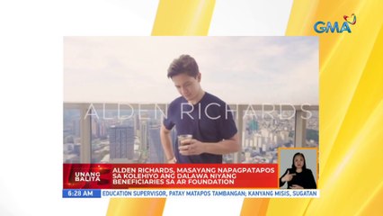 Alden Richards, masayang napagtapos sa kolehiyo ang 2 niyang beneficiaries sa AR Foundation | UB