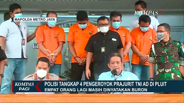 Polisi Kejar 4 Tersangka Lain Pelaku Pengeroyokan Prajurit TNI Hingga Tewas di Pluit!