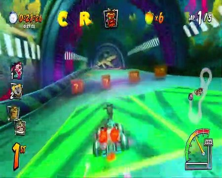 Roo's Tubes CTR Challenge Nintendo Switch Gamplay - Crash Team Racing Nitro-Fueled