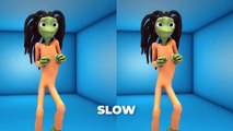 Dame Tu Cosita Vs Crazy Frog  NormalFastSlow Challenge