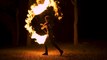 'This slo-mo footage of a 'Big Fire' poi act is absolutely de-LIGHT-ful'