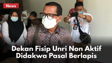TAK "RELA" LEPAS DARI JERAT HUKUM, SYAFRI HARTO DIDAKWA TIGA PASAL BERLAPIS SEKALIGUS !!