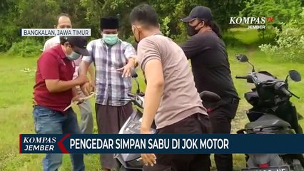 Pengedar Sembunyikan Sabu di Jok Sepeda Motor