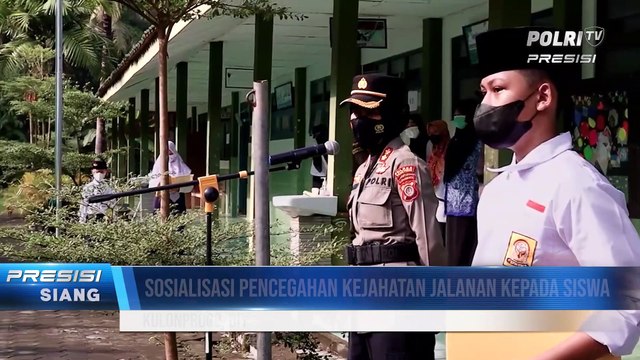 Polres Kulonprogo melaksanakan kegiatan Police To School untuk Sosialiasi Cegah Kejahatan Jalanan